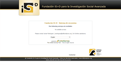 Desktop Screenshot of encuestas.isdfundacion.org